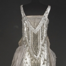 SILVER &amp; GREY FLAPPER DRESS, 1920s