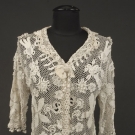 2 LADIES' IRISH CROCHET TOPS, c. 1910