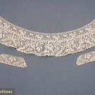 HANDMADE ALENCON LACE COLLAR &amp; CUFFS, c. 1870