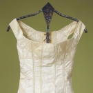 LADY'S COTTON CORDED CORSET, 1800-1825