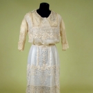 EMBROIDERED EDWARDIAN TEA GOWN