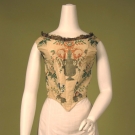 LADY'S METALLIC BROCADE BODICE, 18th C