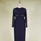 BILL BLASS SILK EVENING GOWN, 1970s