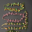 5 VENETIAN GLASS NECKLACES, MID 20th C