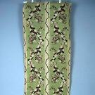 SILK BROCADE DRESS FRAGMENT, 18th C