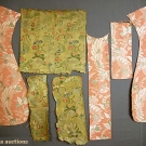3 WOVEN SILK FRAGMENTS, LATE 17th C