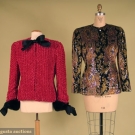 2 BILL BLASS EVENING JACKETS, 1980s