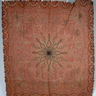 HANDMADE WOOL KASHMIRI SHAWL, MID 19th C