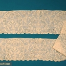 DRESDEN WORK LACE ALTAR FLOUNCE, 17th C