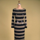SEQUIN ENCRUSTED EVENING GOWN, 1960s
