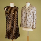 2 LADIES' SEQUINNED GARMENTS, MID 20th C