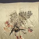 2 ASIAN SILK EMBROIDERED PANELS, 20th C