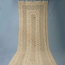 CUTWORK &amp; EMBROIDERED TABLECLOTH EARLY 20th C