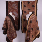 TWO CEREMONIAL KUBA CLOTH TEXTILES, DEMOCRATIC REPUBLIC OF THE CONGO