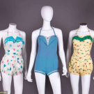 THREE DEADSTOCK BATHING SUITS, AMERICA, EARLY 1950s