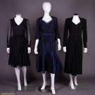 THREE COCKTAIL OR DAY DRESSES, AMERICA, 1940-1950s
