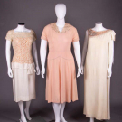 THREE PARTY DRESSES, AMERICA, 1950-1960s