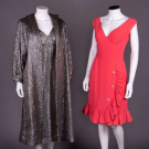 TWO COCKTAIL OR EVENING DRESSES, CALIFORNIA, 1960s
