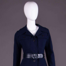 GALANOS WOOL TRENCH COAT, AMERICA, 1970s