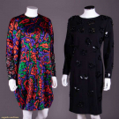 ONE GALANOS &amp; ONE GIVENCHY COCKTAIL DRESSES, AMERICA &amp; FRANCE, 1980s