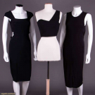 TWO DEADSTOCK DESIGNER EVENING DRESSES &amp; ONE TOP, ENGLAND &amp; AMERICA, MODERN