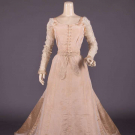 SILK FAILLE EVENING GOWN, 1900-1905