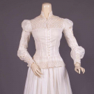 THREE PIECE SUMMER DRESS, c. 1900