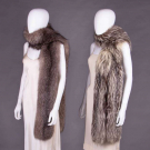 TWO FOX FUR STOLES, AMERICA, c. 1970 &amp; 1985