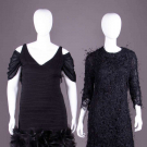 TWO CHADO RALPH RUCCI COCKTAIL DRESSES, AMERICA, 1990s