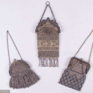 THREE STEEL CUT BEADED FRAME BAGS, 1880s &amp; 1920s
