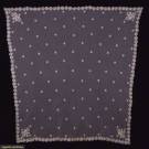 TWO BOBBIN LACE APPLIQUÉ SHAWLS, LATE 19TH C