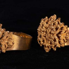 PAIR OF GILT BRACELETS, MID 19TH C