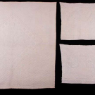 ONE QUILTED COTTON BEDCOVER &amp; FRAGMENTS, FRANCE &amp; AMERICA, 18th &amp; c. 1800