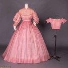 MOTHER’S DAY DRESS &amp; DAUGHTER’S BODICE, c. 1860