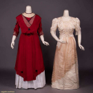 ONE DAY &amp; ONE EVENING DRESS, c. 1908 &amp; c. 1900