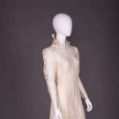 TRAINED LACE WEDDING COAT, c. 1937