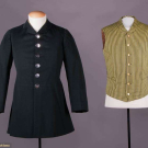 MANS FROCK COAT &amp; WAISTCOAT, MASSACHUSETTS, 1870s