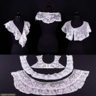 COLLECTION OF WHITEWORK EMBROIDERED COLLARS, 1830-1910