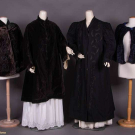 FOUR SILK OR WOOL OUTWEAR GARMENTS, 1908-1930s