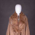 FUR TRIMMED CAMEL COAT, LONDON, MID 1920s