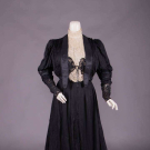 SILK GEORGETTE MOURNING DRESS, CHICAGO, c. 1908