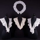 FOUR BRUSSELS MIXED LACE COLLARS, LATE 19TH C