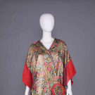 SILK LAMÉ EVENING WRAP, 1910s