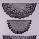 SEVEN CHANTILLY OR BOBBIN LACE VEILS, 1840-1850s