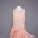 SILK CREPE PARTY DRESS, MID 1920s