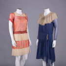 TWO CHIFFON DAY DRESSES, 1920s