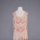 ELABORATELY BEADED &amp; CUTAWAY PARTY DRESS, MID 1920s