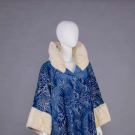 CUT VELVET &amp; LAME WINTER EVENING COAT, EARLY 1920s