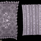 TWO EXCEPTIONAL FILET TEXTILES &amp; ASSORTED HOUSEHOLD TEXTILES, EARLY 20TH C