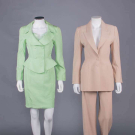 TWO THIERRY MUGLER SUITS, PARIS, 1980s